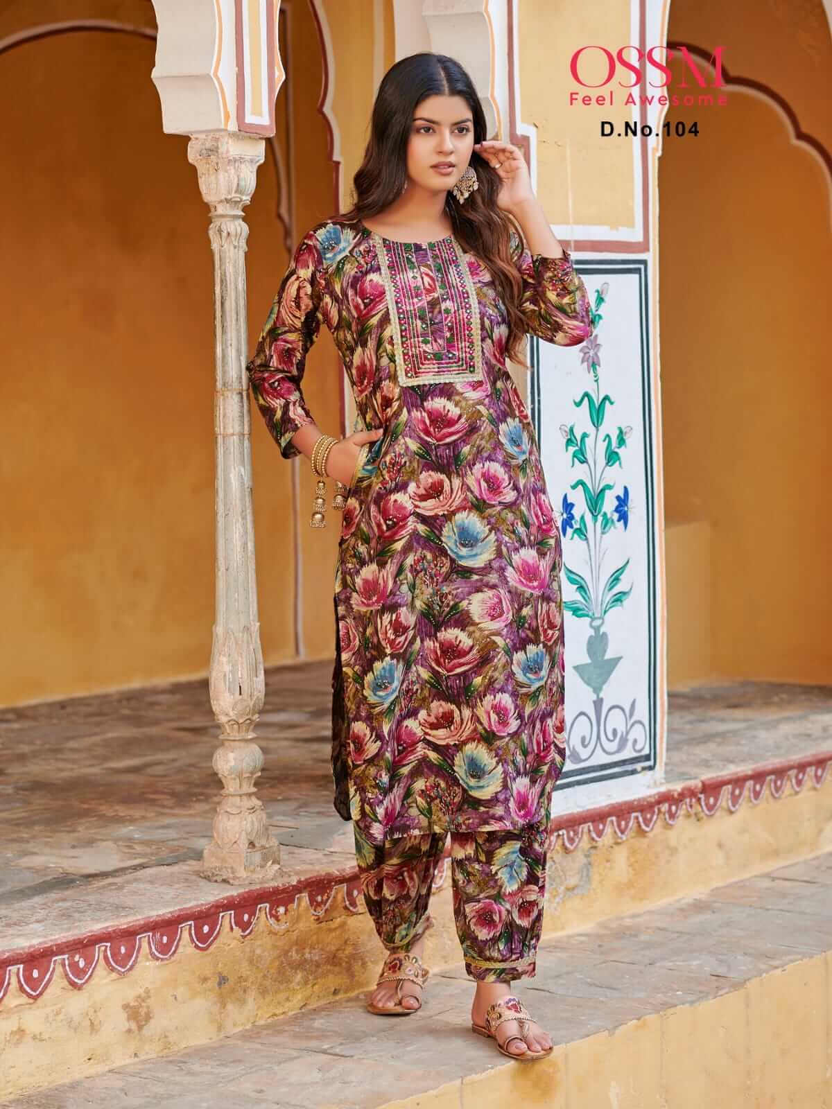 Ossm Maahi Afghani Style Salwar Kameez collection 1