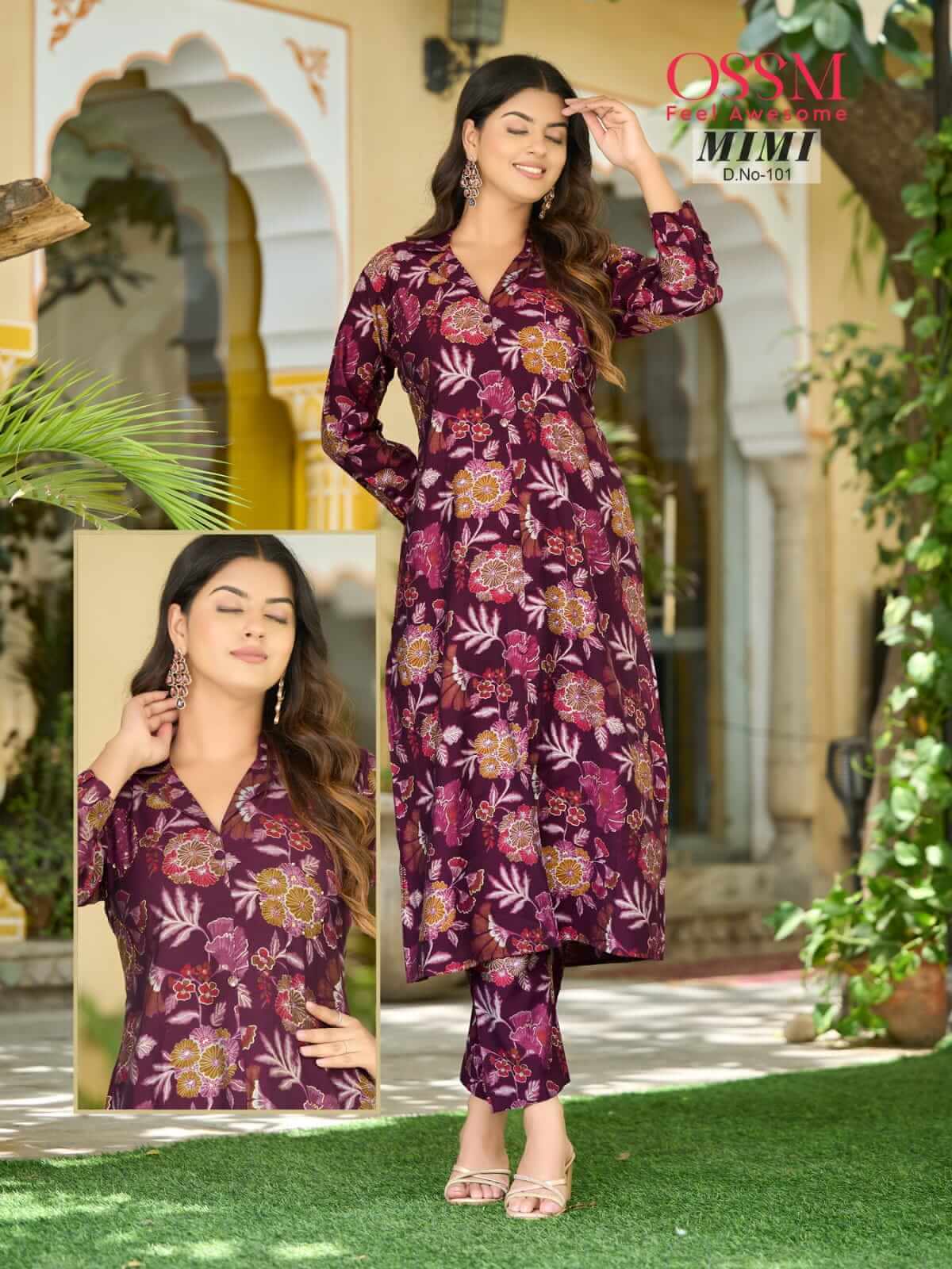 Ossm Mimi Co Ord Set Kurti With Bottom Catalog collection 1