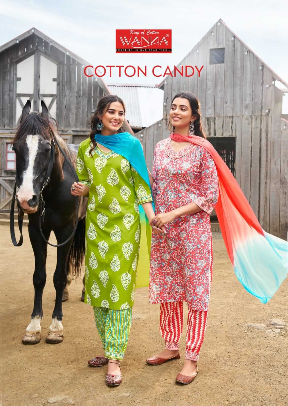 Wanna Cotton Candy Printed Salwar Kameez Catalog collection 7