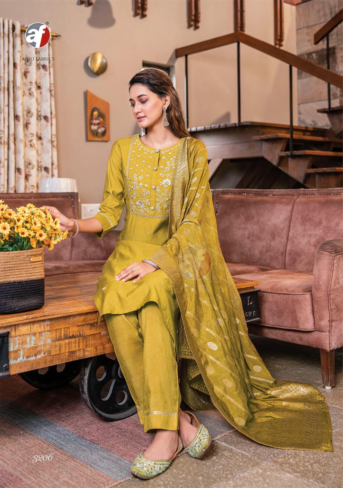 Anju Fabrics Mayuri Vol 3 Designer Wedding Party Salwar Suits collection 5