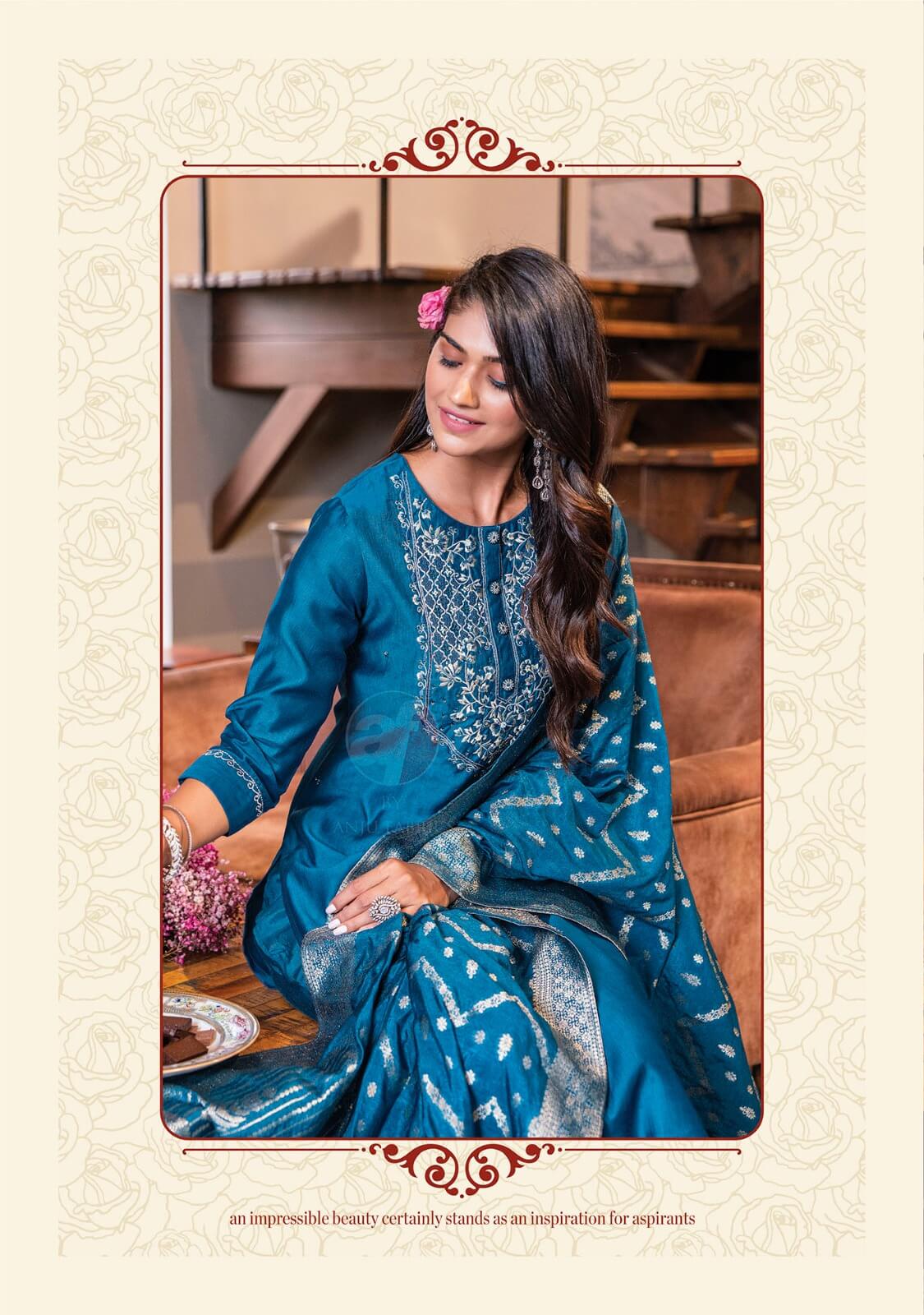 Anju Fabrics Mayuri Vol 3 Designer Wedding Party Salwar Suits collection 7
