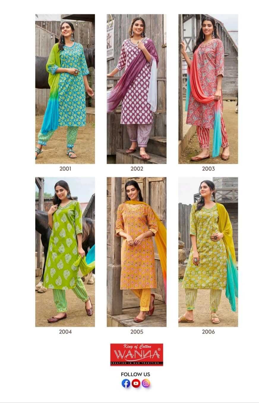 Wanna Cotton Candy Printed Salwar Kameez Catalog collection 1