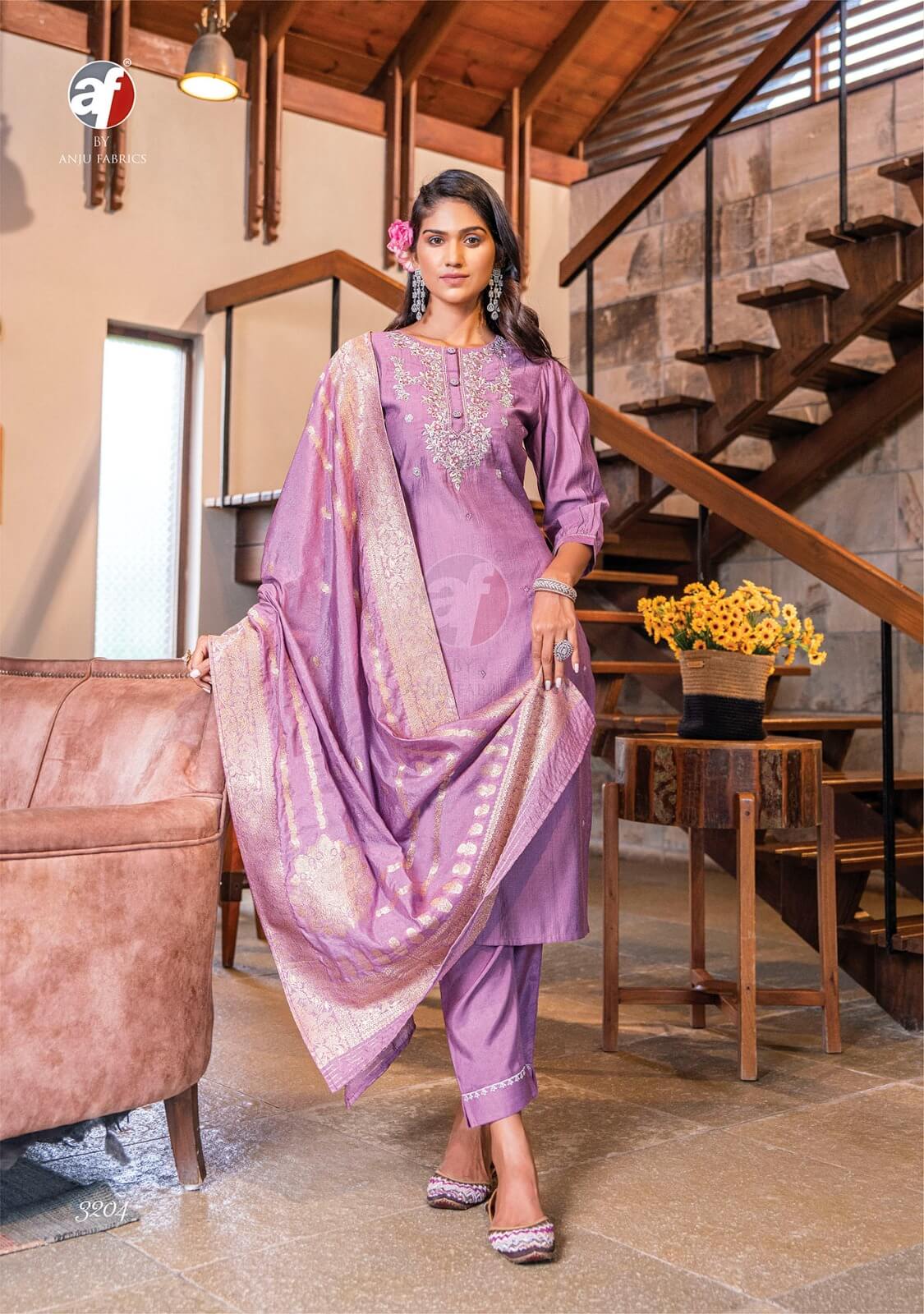 Anju Fabrics Mayuri Vol 3 Designer Wedding Party Salwar Suits collection 6
