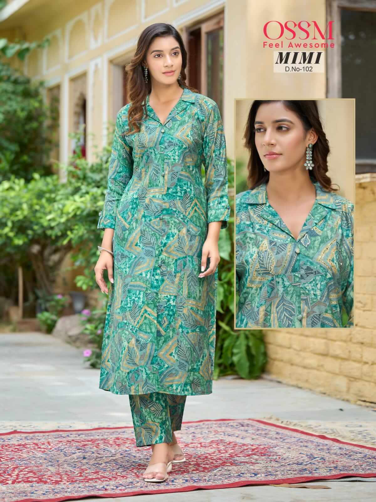 Ossm Mimi Co Ord Set Kurti With Bottom Catalog collection 5