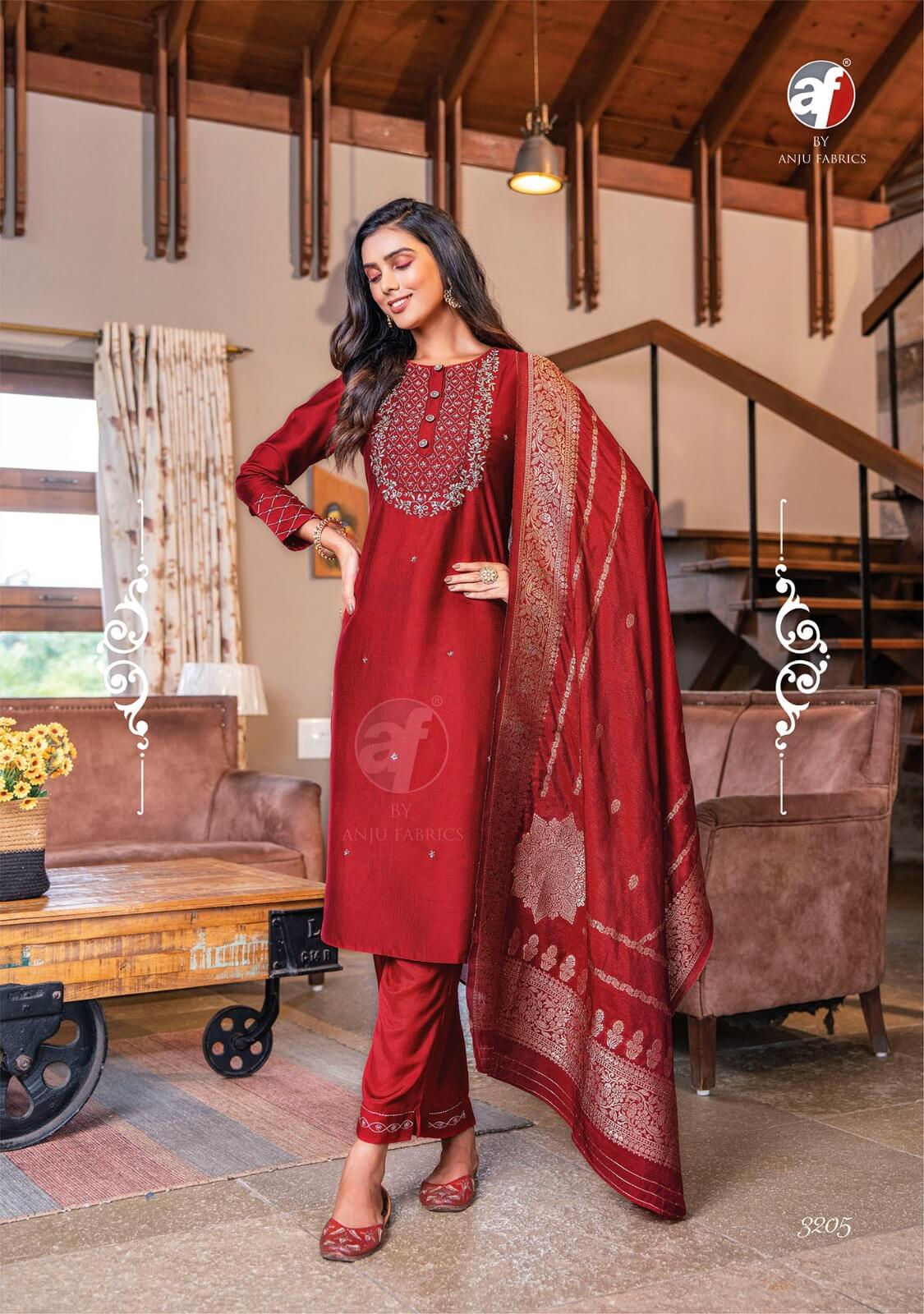 Anju Fabrics Mayuri Vol 3 Designer Wedding Party Salwar Suits collection 3