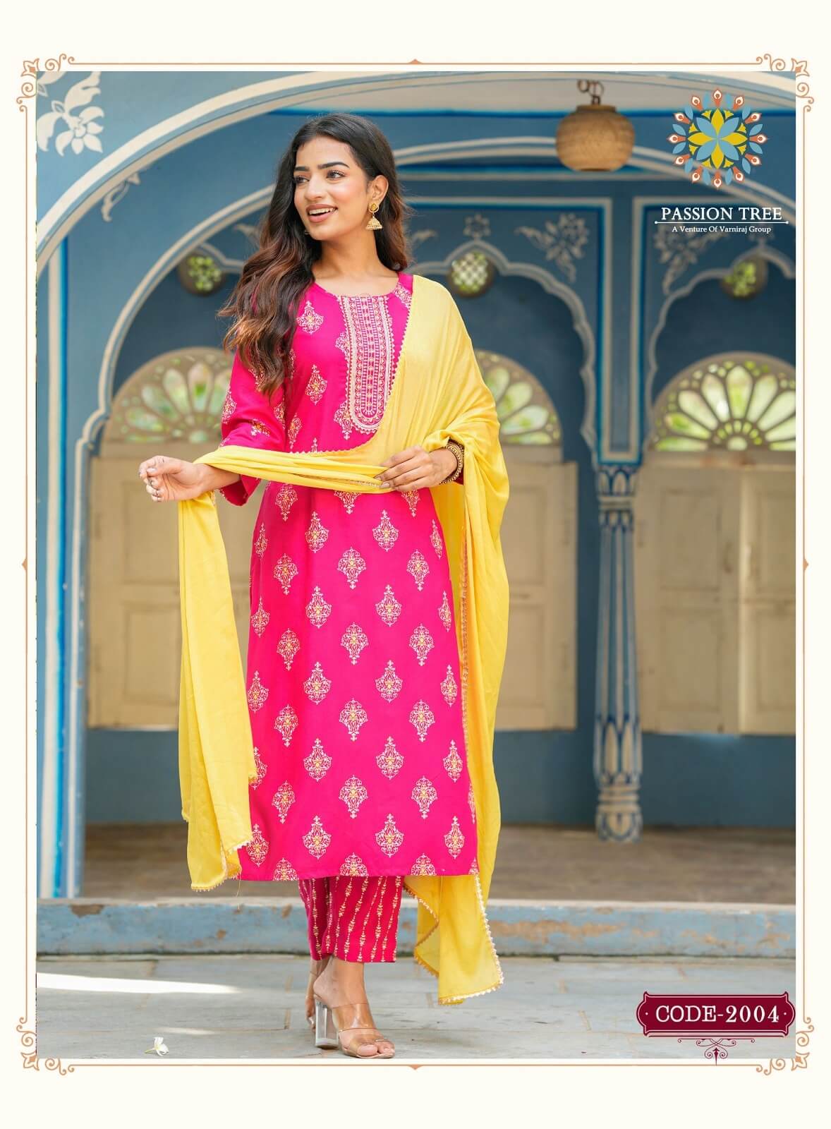 Passion Tree Harvi vol 2 Kurtis with Bottom and Dupatta collection 5