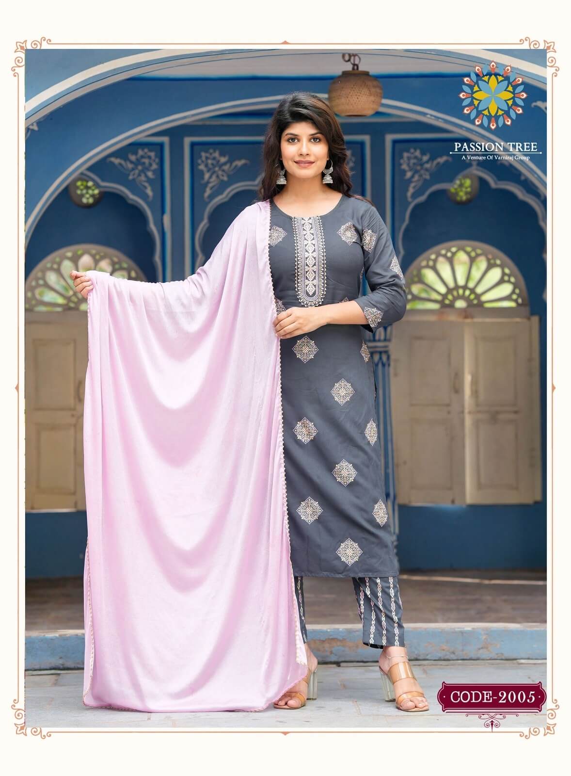 Passion Tree Harvi vol 2 Kurtis with Bottom and Dupatta collection 7