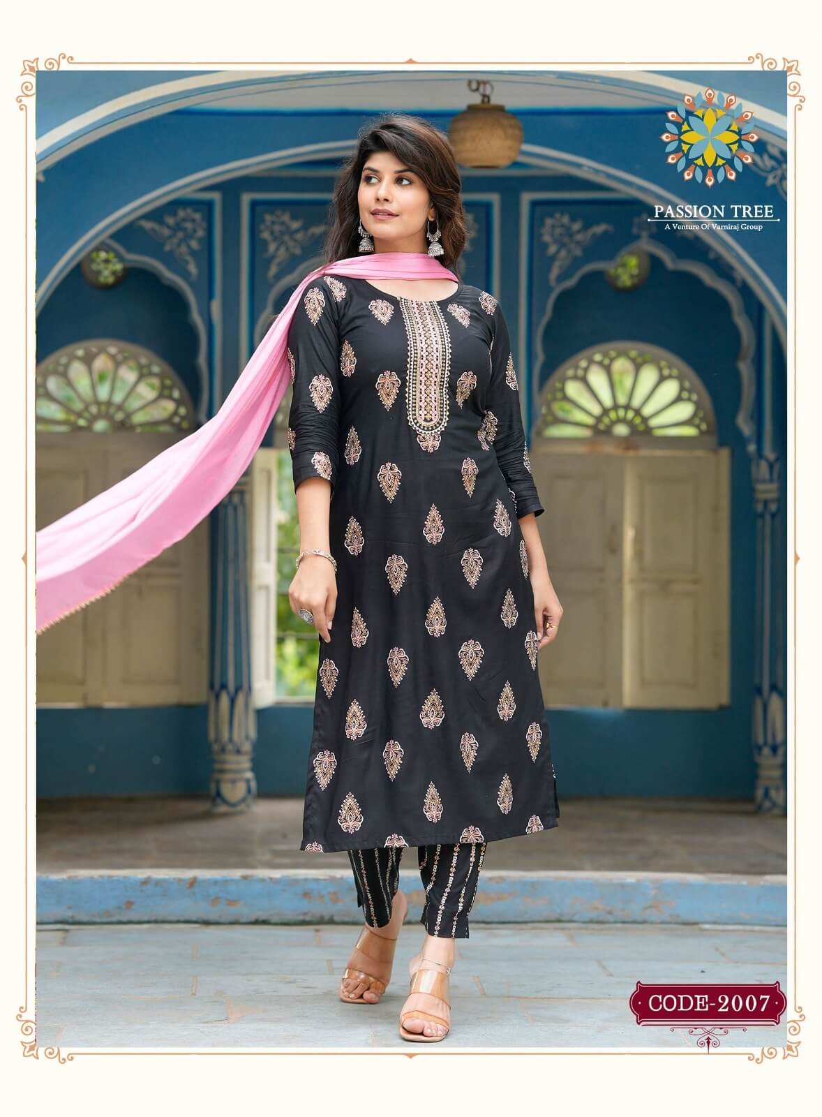 Passion Tree Harvi vol 2 Kurtis with Bottom and Dupatta collection 9