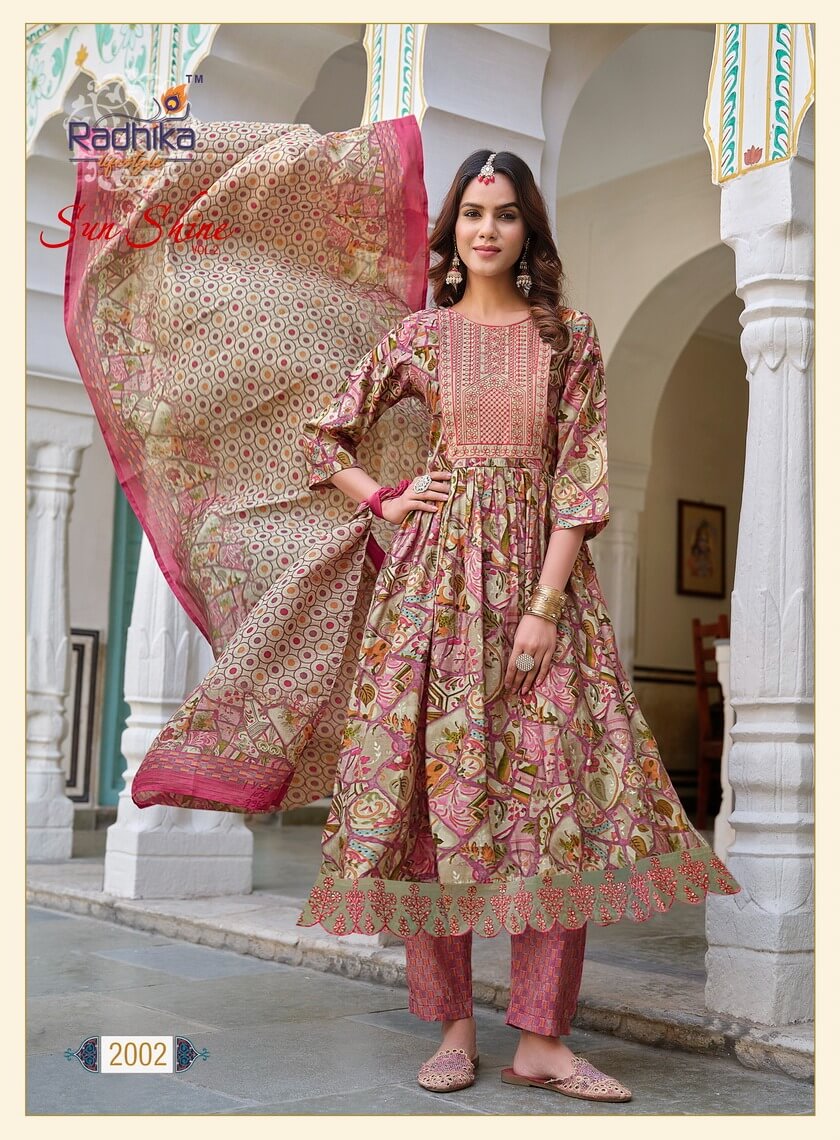 Radhika Lifestyle Sunshine vol 2 Naira Cut collection 5