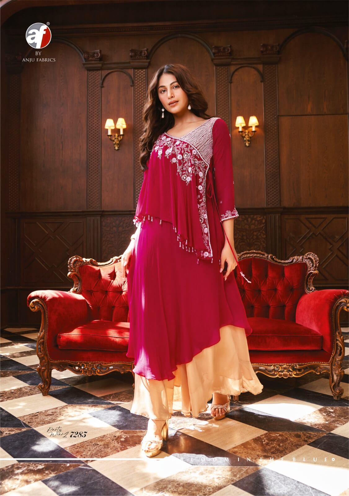 Anju Fabrics Party Wear Vol 2 Designer Kurti collection 4