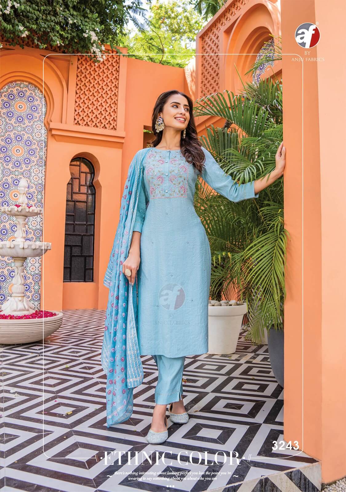 Anju Fabrics Once More Vol 3 Churidar Salwar Suits Catalog collection 3