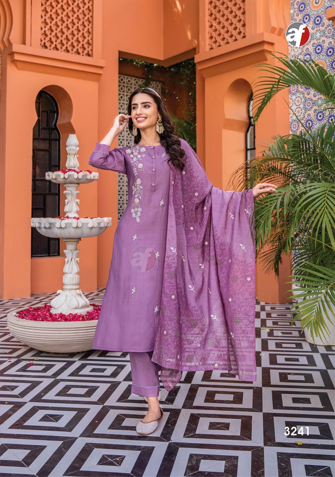 Anju Fabrics Once More Vol 3 Churidar Salwar Suits Catalog collection 10