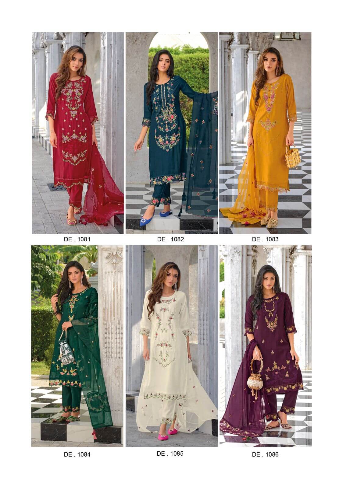 Lady Leela Inaayat Festive Wear Embroidery Salwar Kameez Catalog collection 6