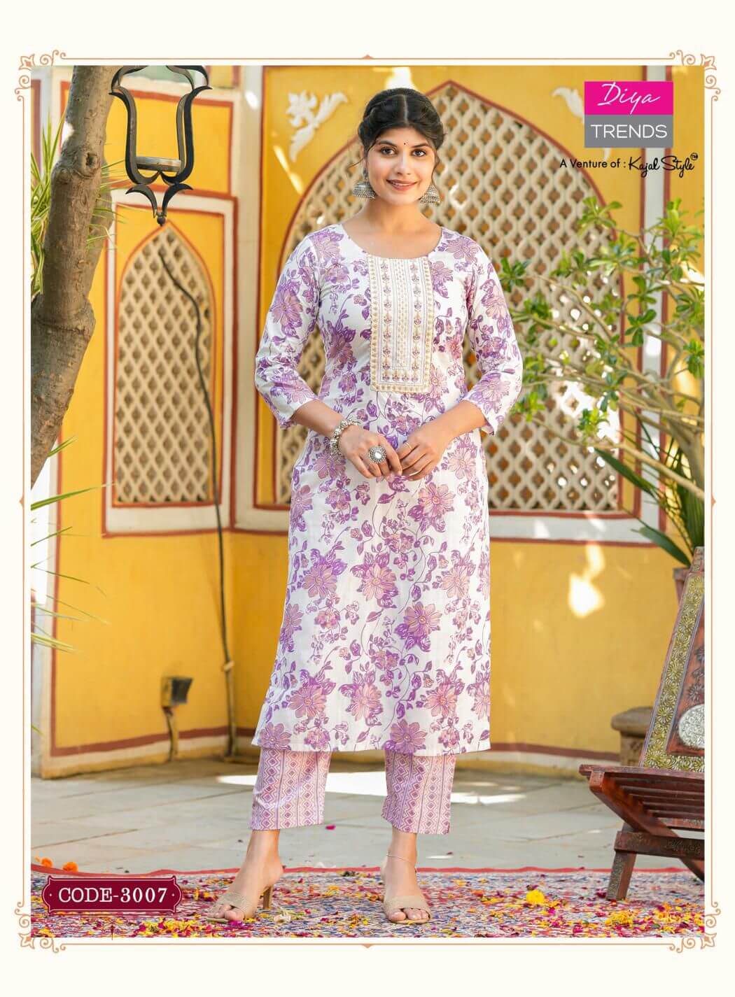 Diya Trends Cotton Candy vol 3 Kurtis with Bottom collection 8