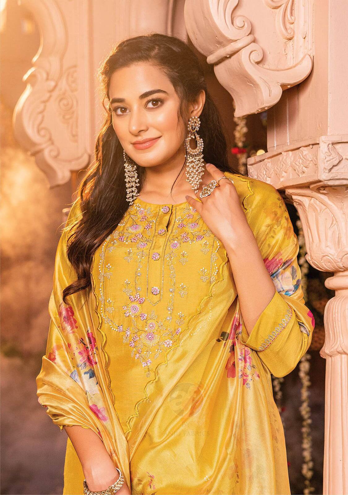Anju Fabrics Sangeet vol 4 Kurti with Dupatta and Pant collection 10