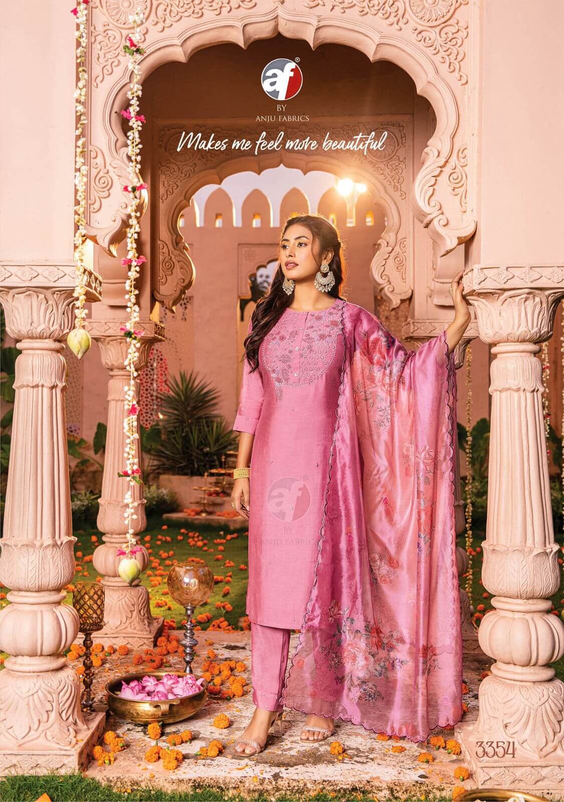 Anju Fabrics Sangeet vol 4 Kurti with Dupatta and Pant collection 4