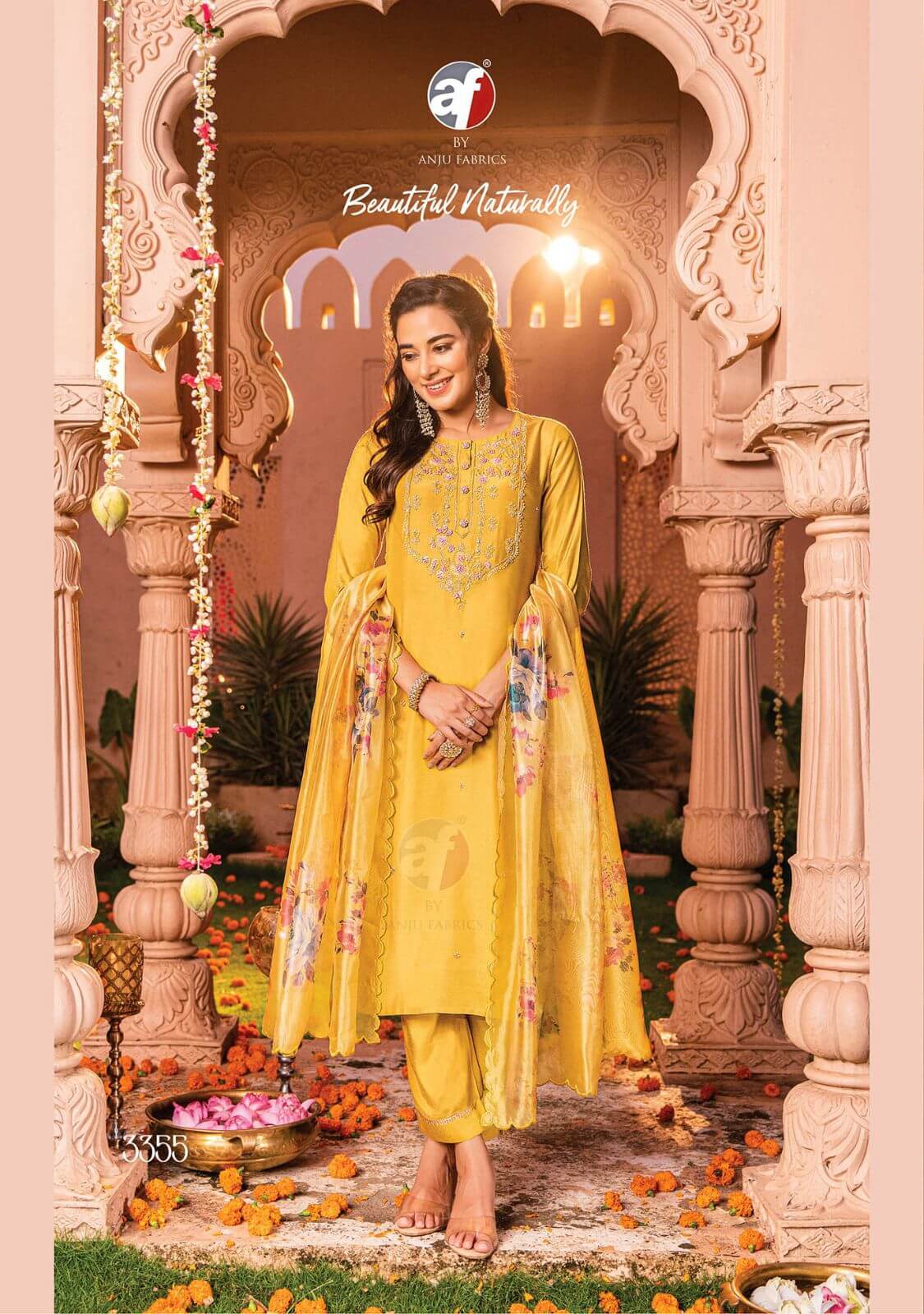 Anju Fabrics Sangeet vol 4 Kurti with Dupatta and Pant collection 6