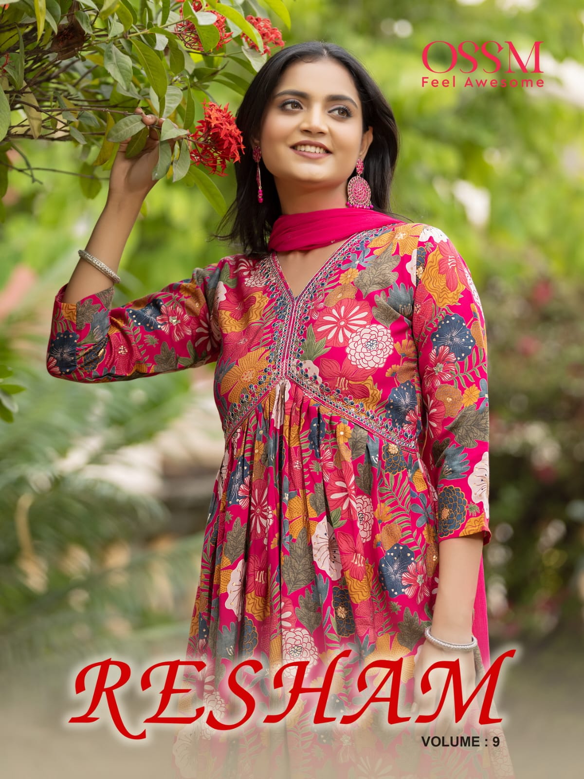 Ossm Resham Vol 9 Alia Printed Salwar Kameez Catalog collection 6