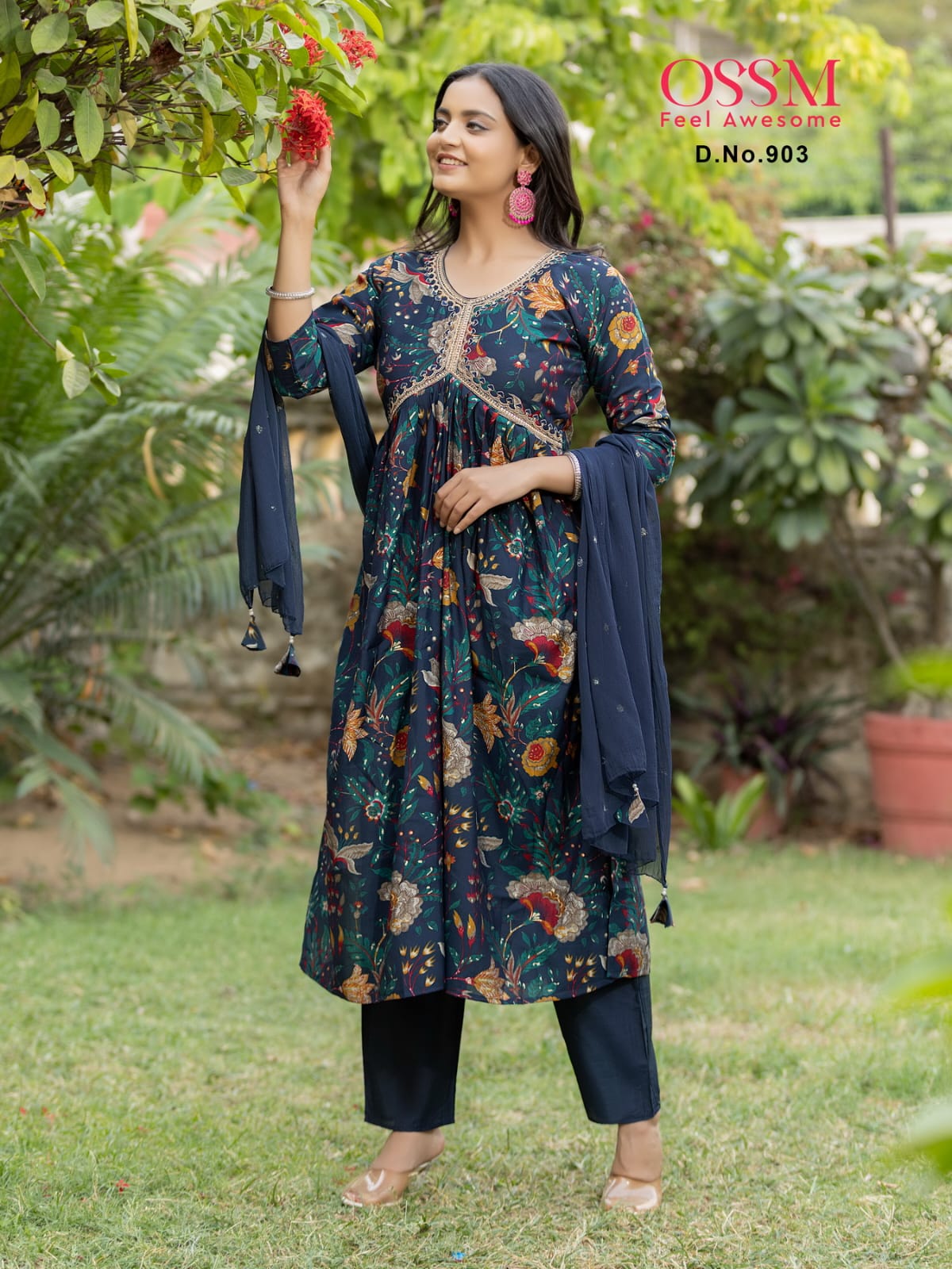 Ossm Resham Vol 9 Alia Printed Salwar Kameez Catalog collection 3