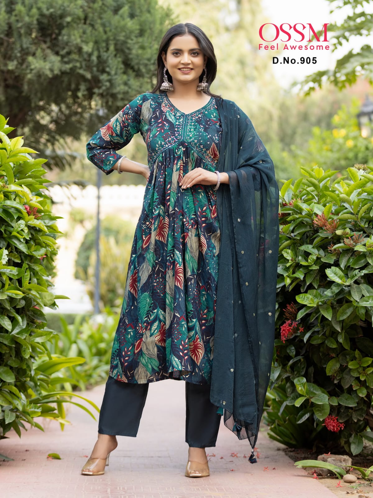 Ossm Resham Vol 9 Alia Printed Salwar Kameez Catalog collection 2