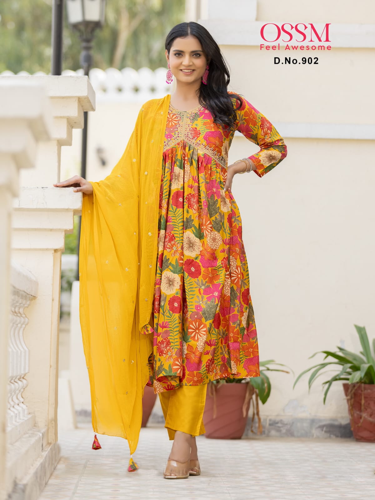 Ossm Resham Vol 9 Alia Printed Salwar Kameez Catalog collection 1