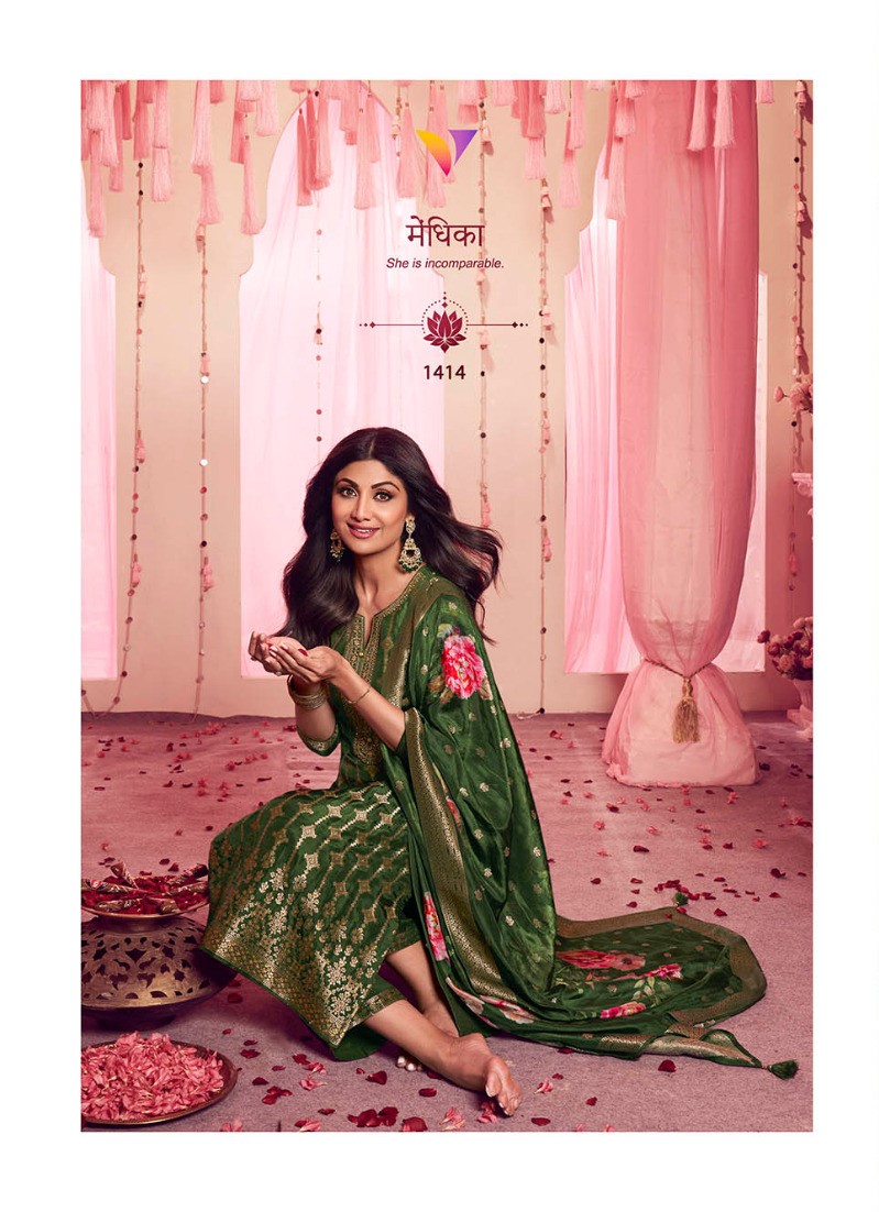 Vatsam Mehndi Designer Wedding Party Salwar Suits Catalog collection 8