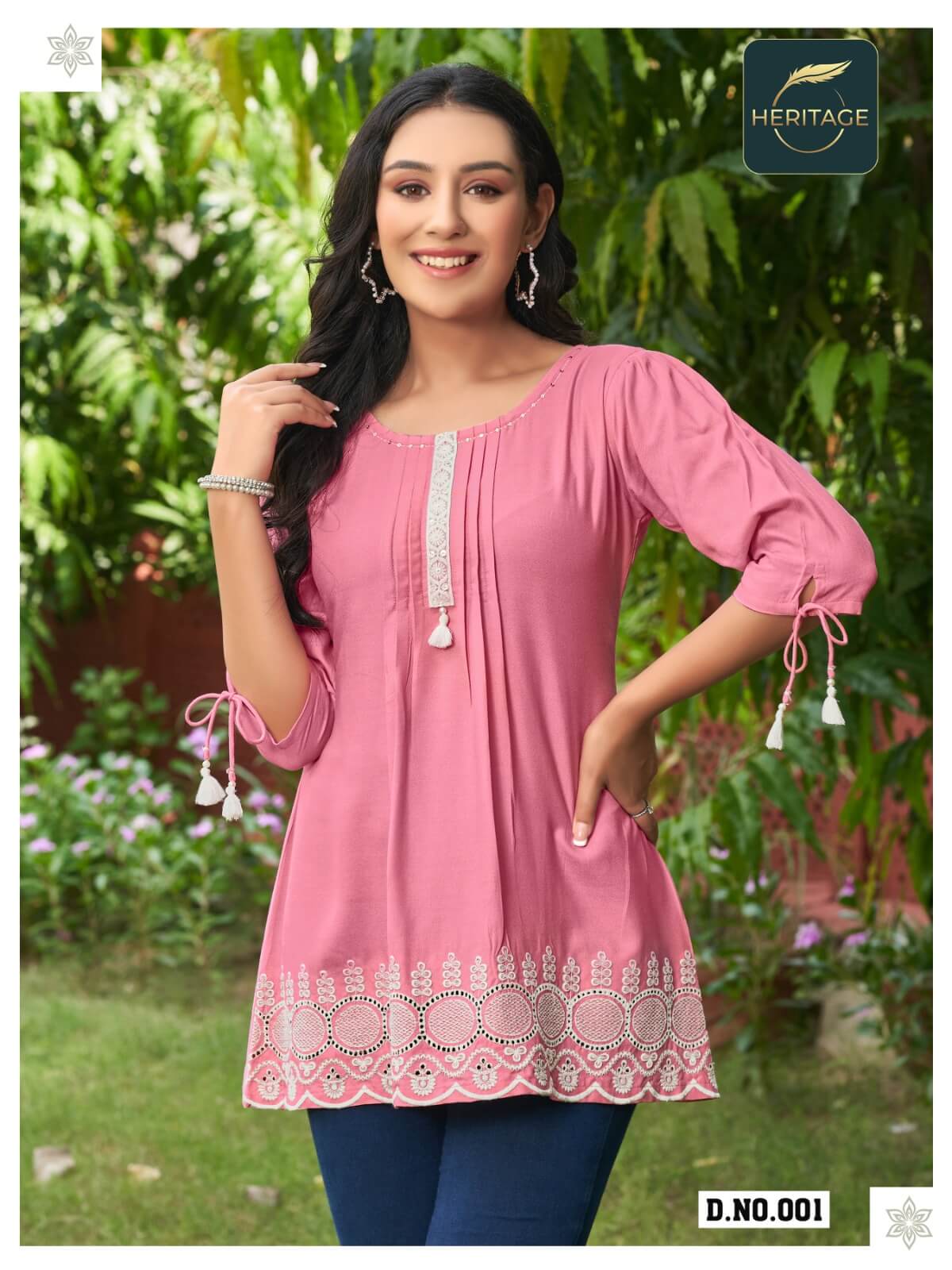 Heritage Cherry Rayon Ladies Tops Catalog collection 1