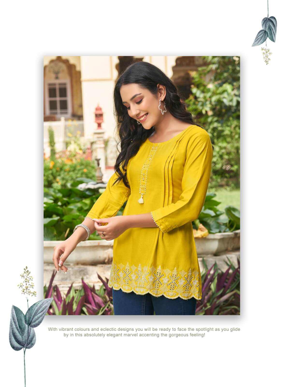 Heritage Cherry Rayon Ladies Tops Catalog collection 5