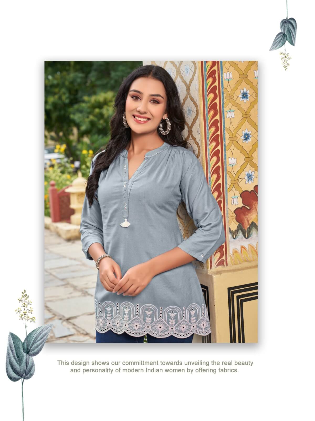 Heritage Cherry Rayon Ladies Tops Catalog collection 2