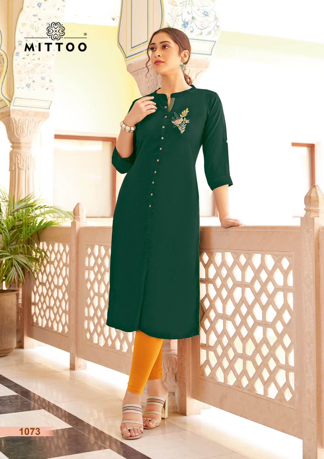 Mittoo Fantastic Vol 5 Embroidery Kurti Catalog collection 3