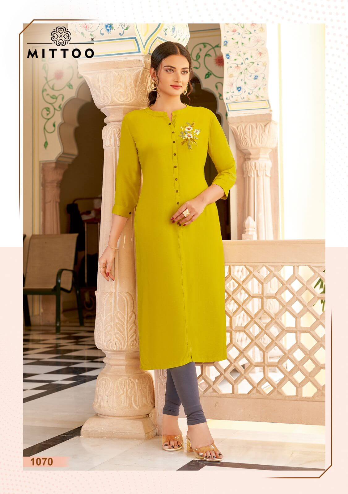 Mittoo Fantastic Vol 5 Embroidery Kurti Catalog collection 5