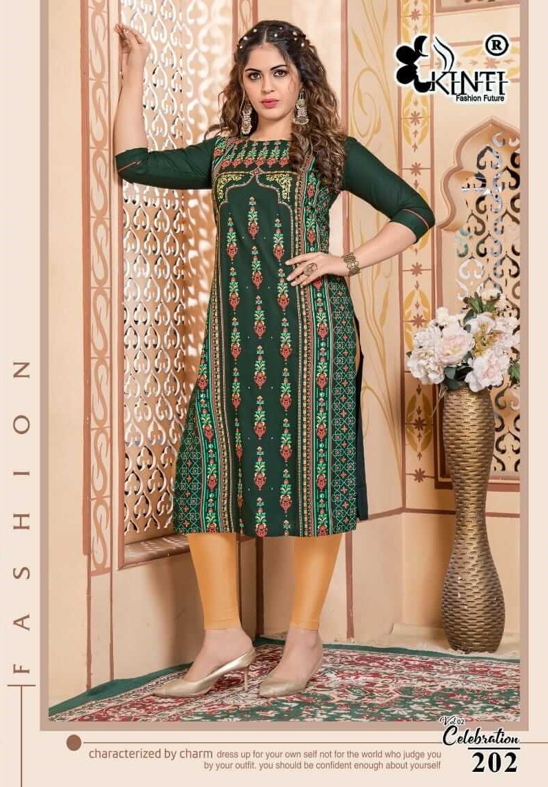 Kinti Celebration Kurtis Below 300 Catalog collection 1