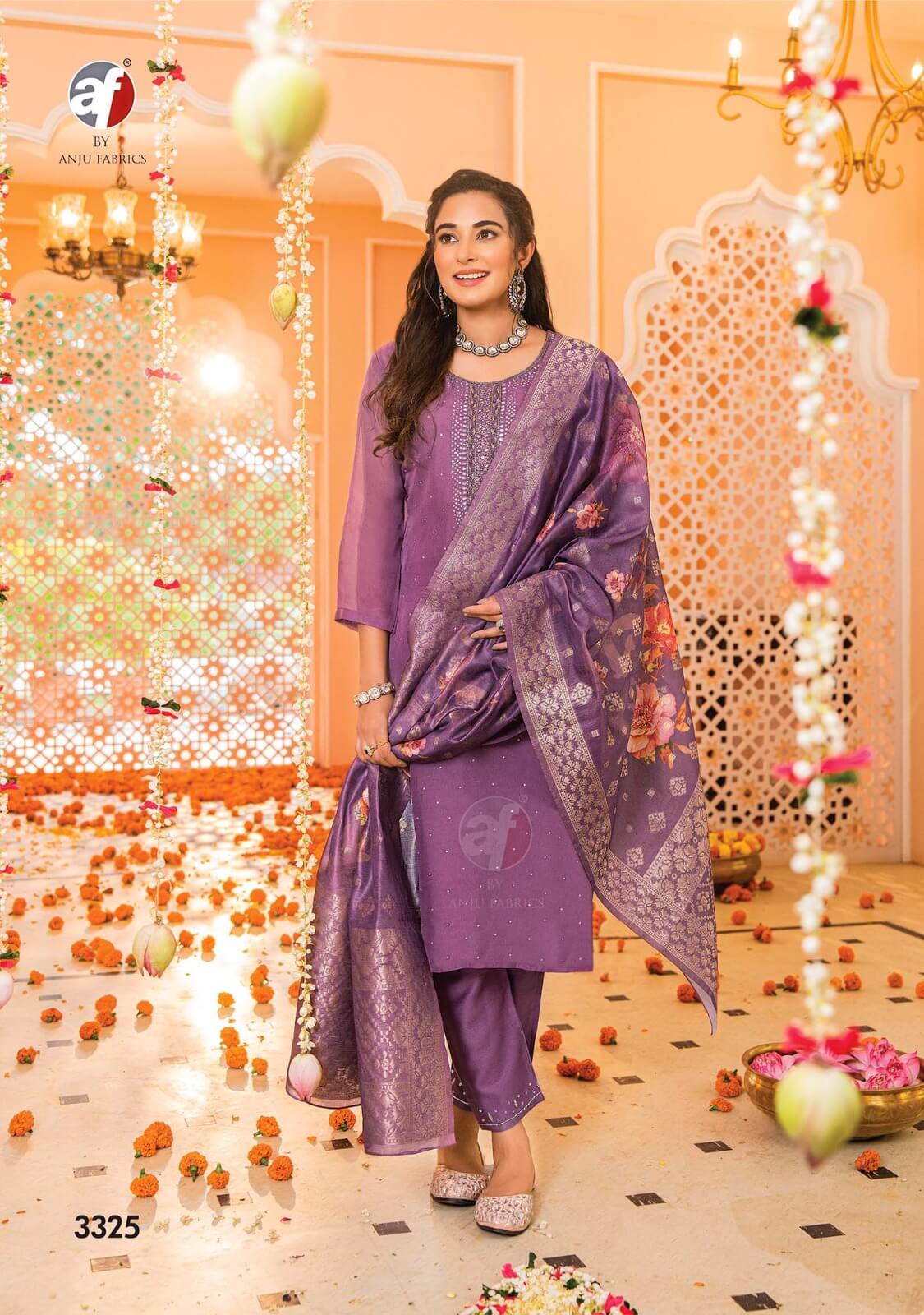 Anju Fabrics Tyohaar Designer Wedding Party Salwar Suits Catalog collection 2