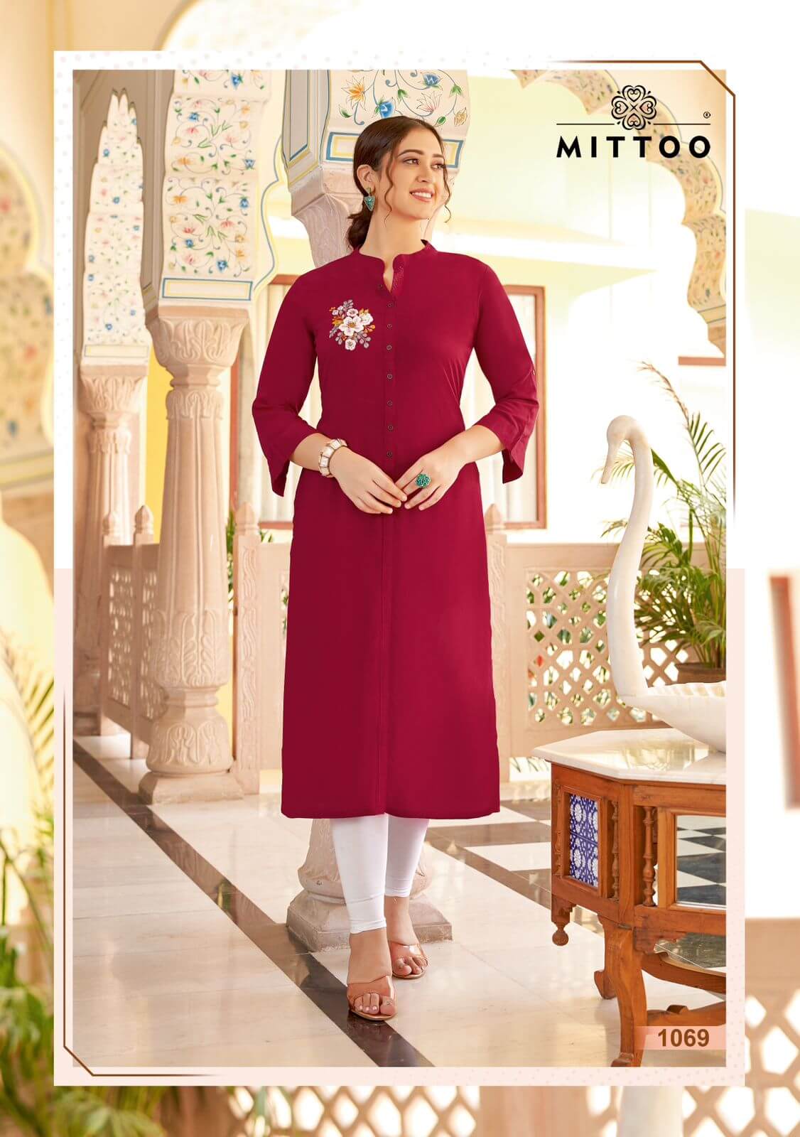 Mittoo Fantastic Vol 5 Embroidery Kurti Catalog collection 4