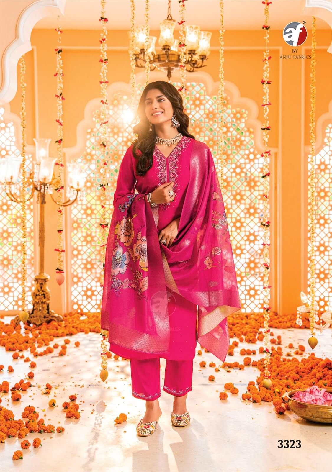 Anju Fabrics Tyohaar Designer Wedding Party Salwar Suits Catalog collection 5