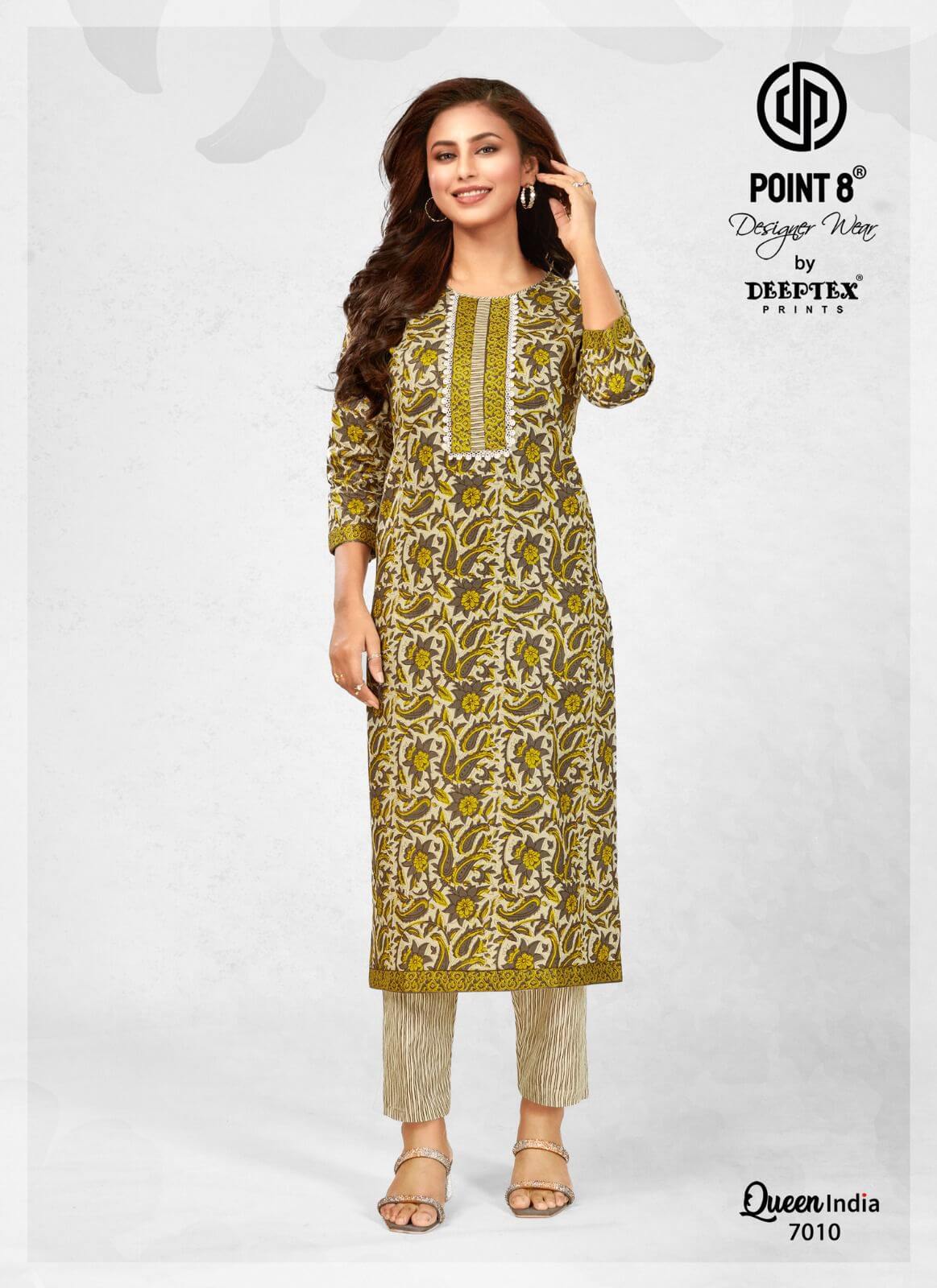 Deeptex Queen India vol 7 Kurtis with Bottom collection 10