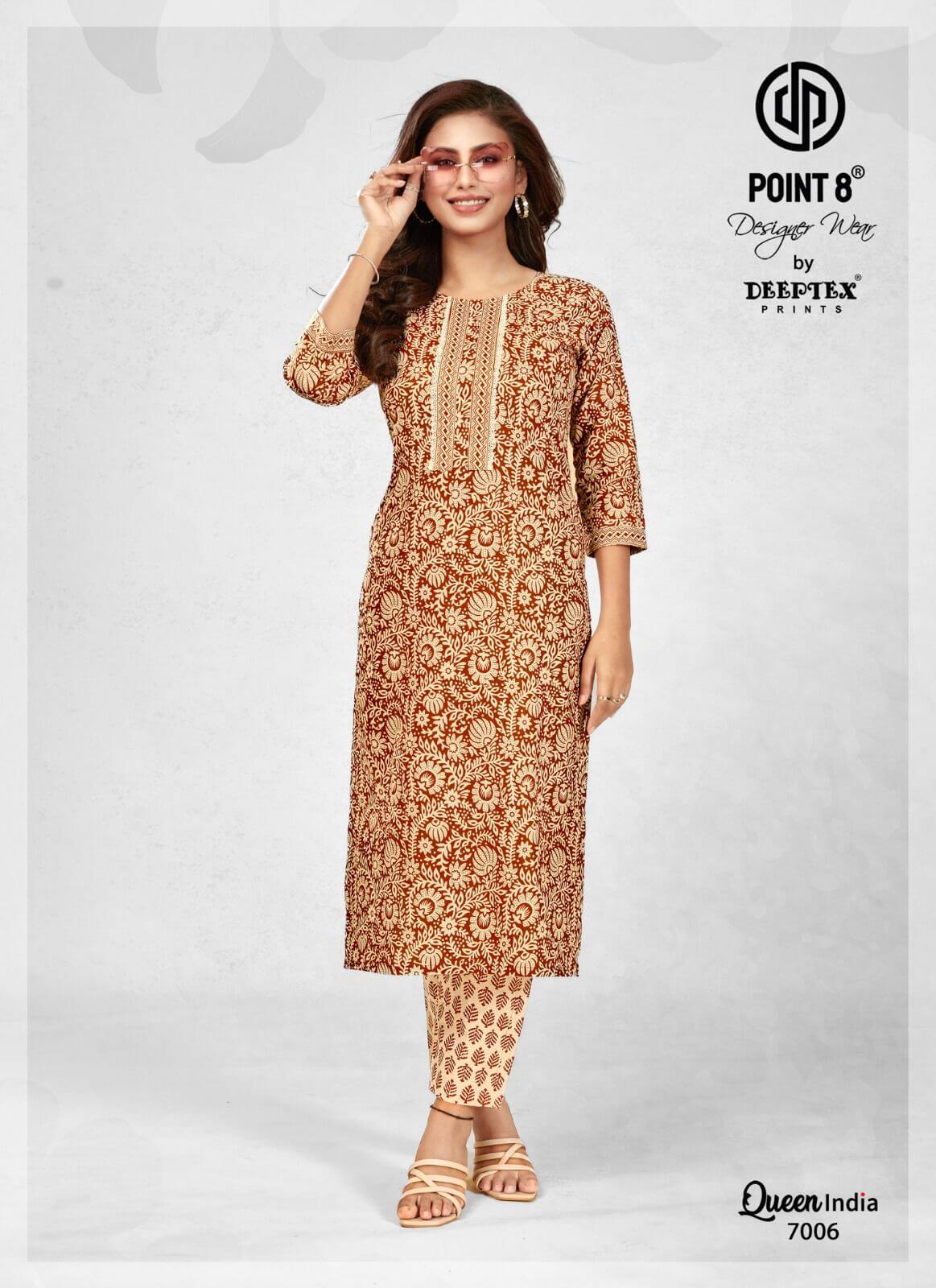 Deeptex Queen India vol 7 Kurtis with Bottom collection 2