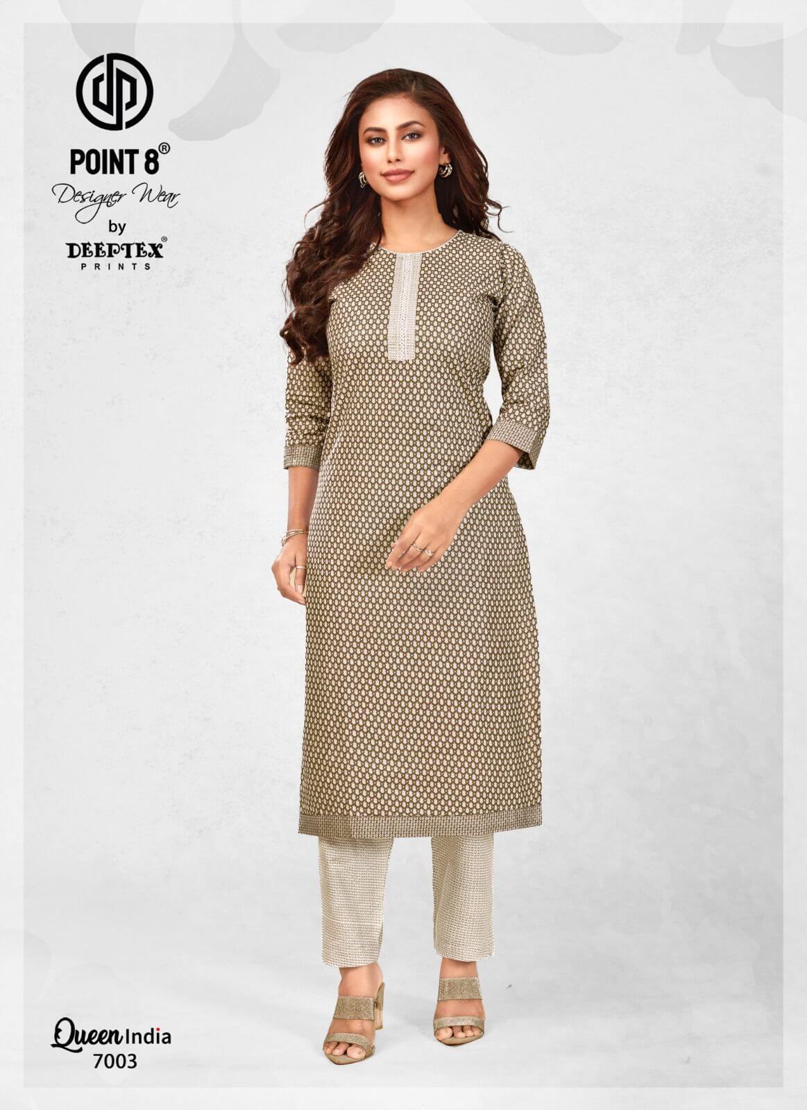 Deeptex Queen India vol 7 Kurtis with Bottom collection 3