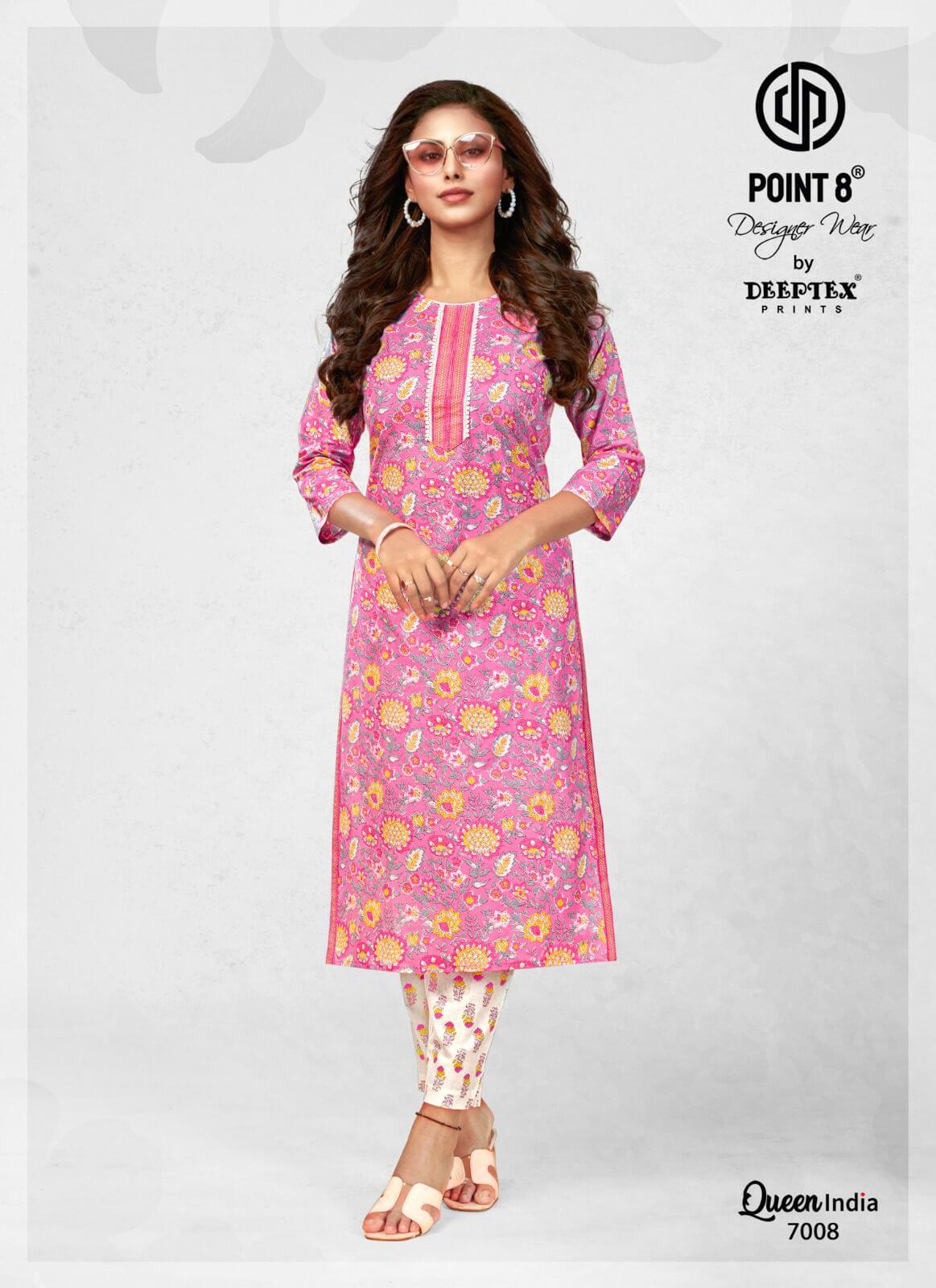 Deeptex Queen India vol 7 Kurtis with Bottom collection 1