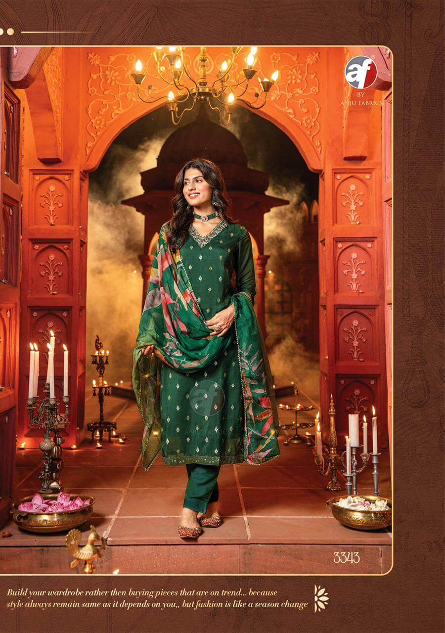 Anju Fabrics Sahiba Vol 5 Designer Wedding Party Salwar Suits collection 8