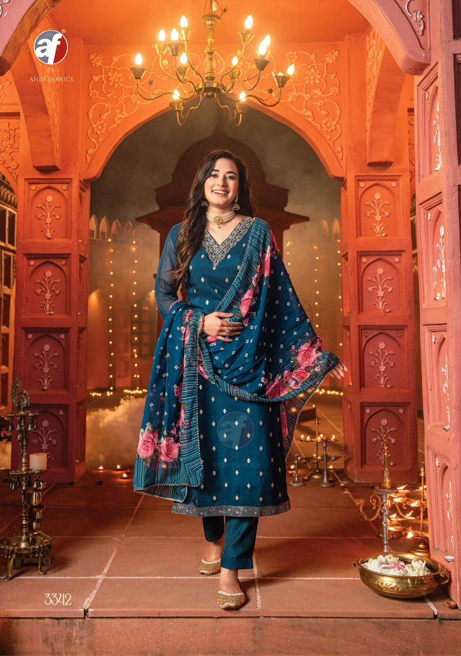 Anju Fabrics Sahiba Vol 5 Designer Wedding Party Salwar Suits collection 6