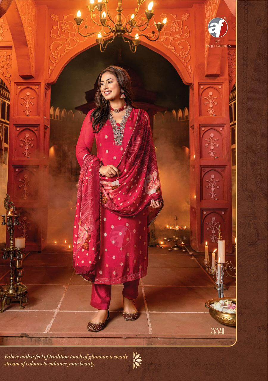 Anju Fabrics Sahiba Vol 5 Designer Wedding Party Salwar Suits collection 5