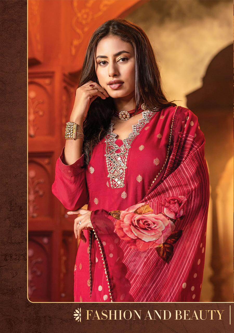 Anju Fabrics Sahiba Vol 5 Designer Wedding Party Salwar Suits collection 2