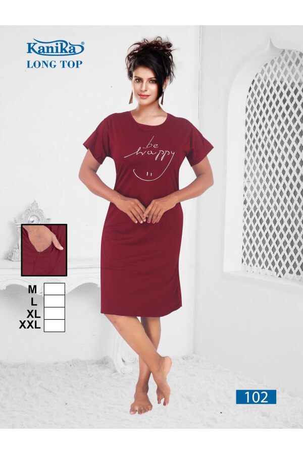 Kanika Long Top Night Dress Catalog collection 5