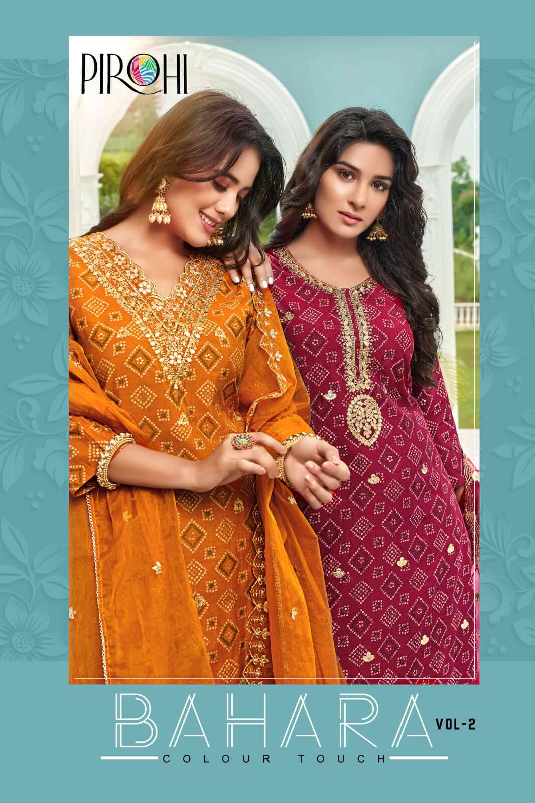 Pirohi By Rajavir Bahara Vol 2 Embroidery Salwar Kameez Catalog collection 4