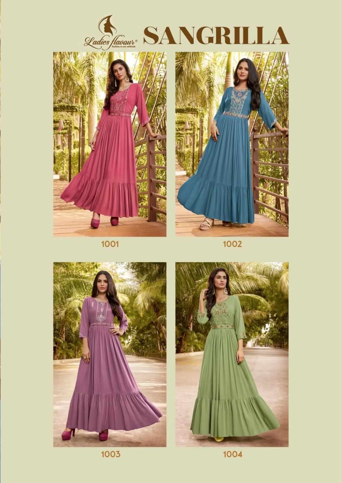 Ladies Flavour Sangrilla Gowns collection 4