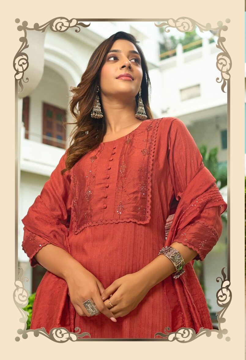 Rangmaya Ananta Kurti with Pant and Dupatta collection 11