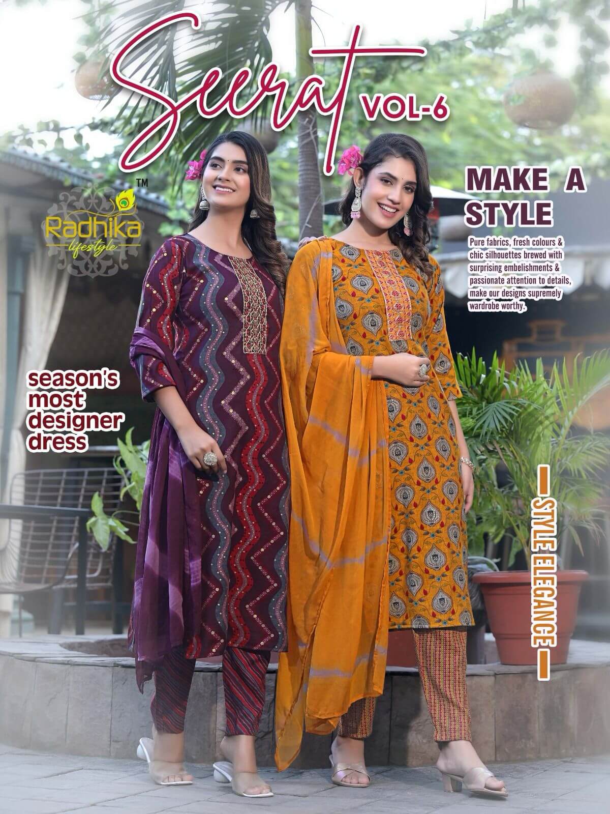 Radhika Lifestyle Seerat vol 6 Printed Salwar Kameez collection 6