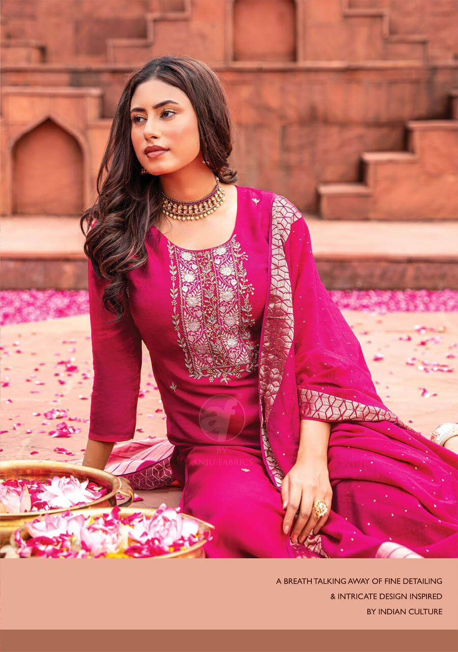 Anju Fabrics Rani Single Piece Suits Catalog at Wholesale Rate collection 1