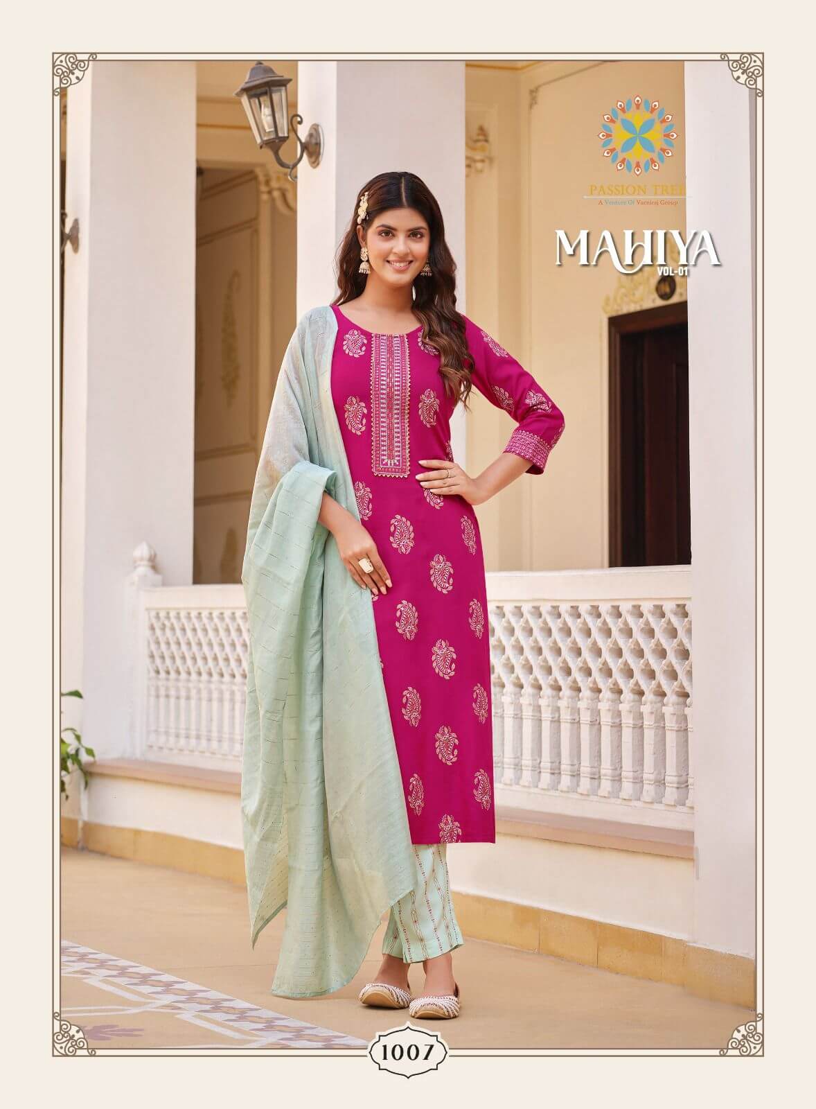 Passion Tree Mahiya Vol 1 Printed Salwar Kameez Catalog collection 6